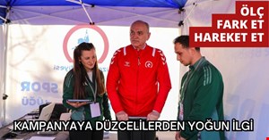 Ölç, fark et, hareket et kampanyasına yoğun ilgi