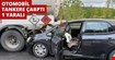 Otomobil tankere çarptı 1 yaralı
