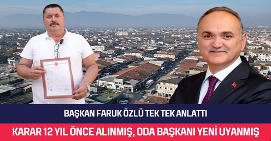 Sanayinin taşınmasıyla ilgili karar 12 yıl önce alınmış! Murat Geçici yeni uyanmış