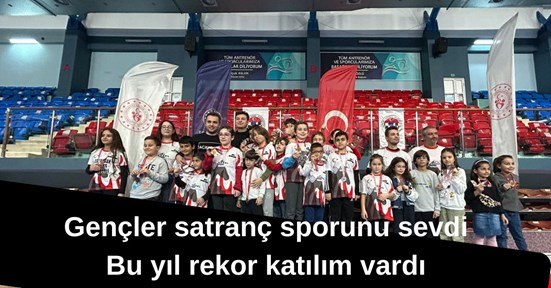 Satranç turnuvasına rekor katılım