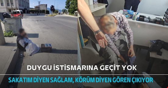 Son 2 ay içinde 24 dilenci yakalandı! İl dışından gelip duygu istismarı yapıyorlar