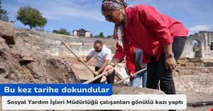 Sosyal Yardım İşleri Konuralp’te gönüllü kazılara katıldı