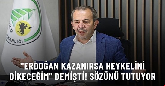 Tanju Özcan sözünü tutacak