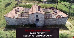 Tarihi cezaevi modern kütüphane olacak