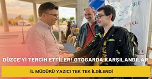 Üniversiteyi yeni kazanan öğrenciler otogarda karşılandı