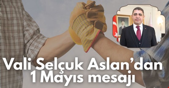 Vali Aslan’dan 1 Mayıs mesajı