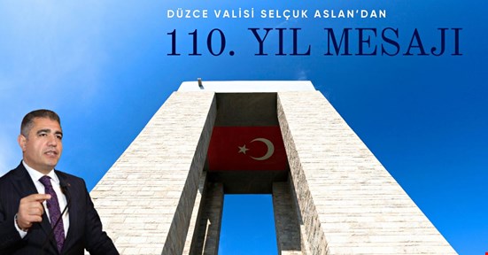 Vali Aslan’dan zaferin 110. yılı mesajı