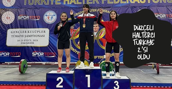 Yağmur Melek Şahin Türkiye 2.’si oldu