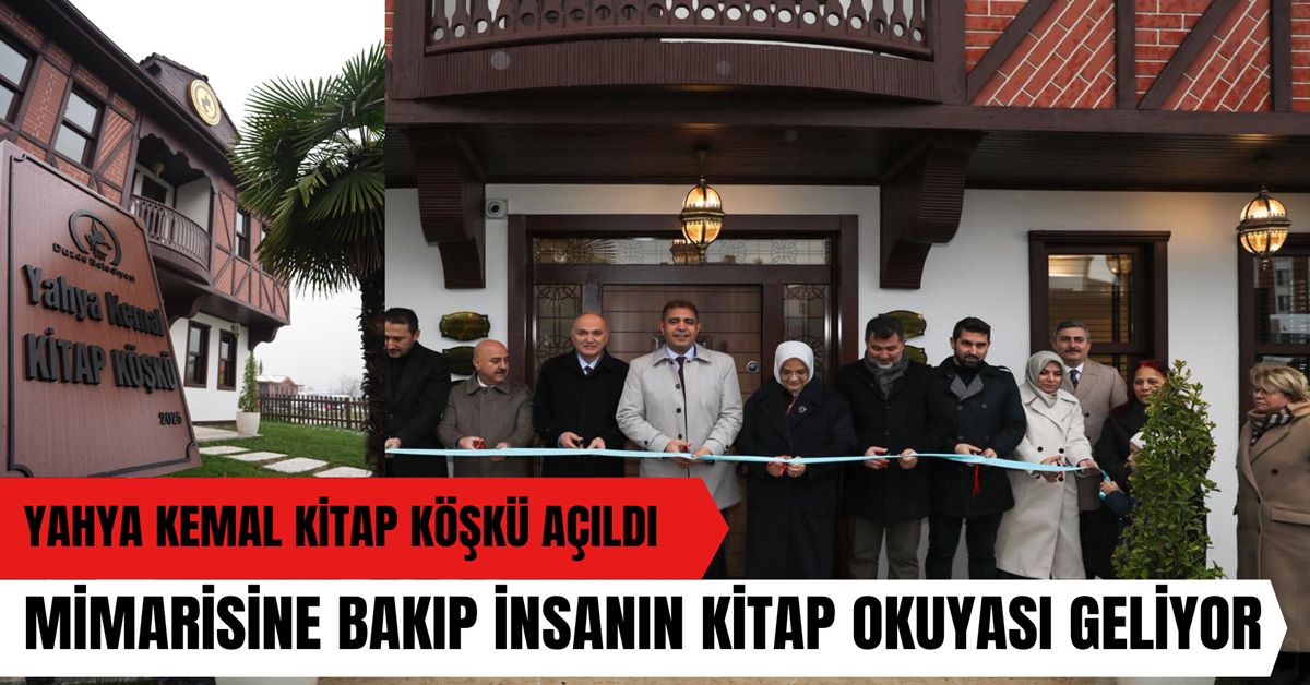 Yahya Kemal Kitap Köşkü açıldı!