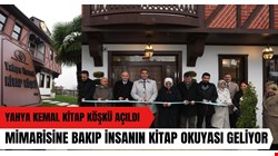 Yahya Kemal Kitap Köşkü açıldı!