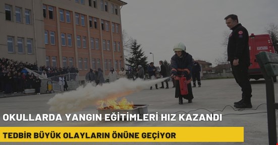 Yangın eğitimleriyle farkındalık oluşturuluyor