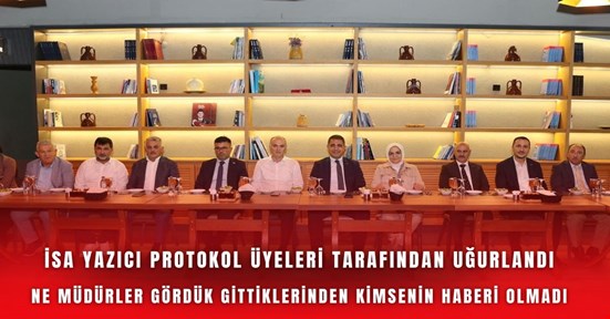 Yazıcı’ya samimi veda