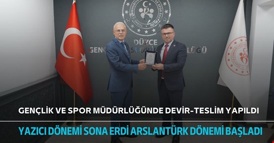 Yeni müdür görevin devraldı