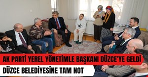 Yerel Yönetimler Başkanı Demir’den Düzce’ye tam not