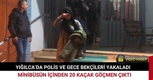 Yığılca’da durumundan şüphelenilen minibüsten 20 kaçak göçmen çıktı