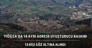 Yığılca’da uyuşturucu tacirlerine eş zamanlı operasyon