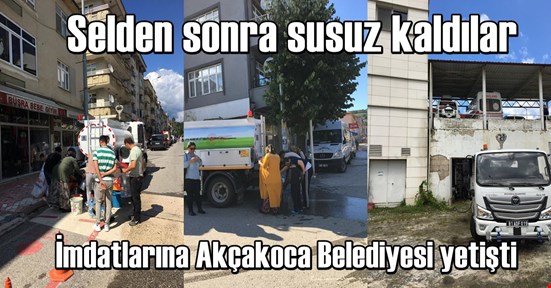 Yığılca’nın imdadına Akçakoca Belediyesi yetişti