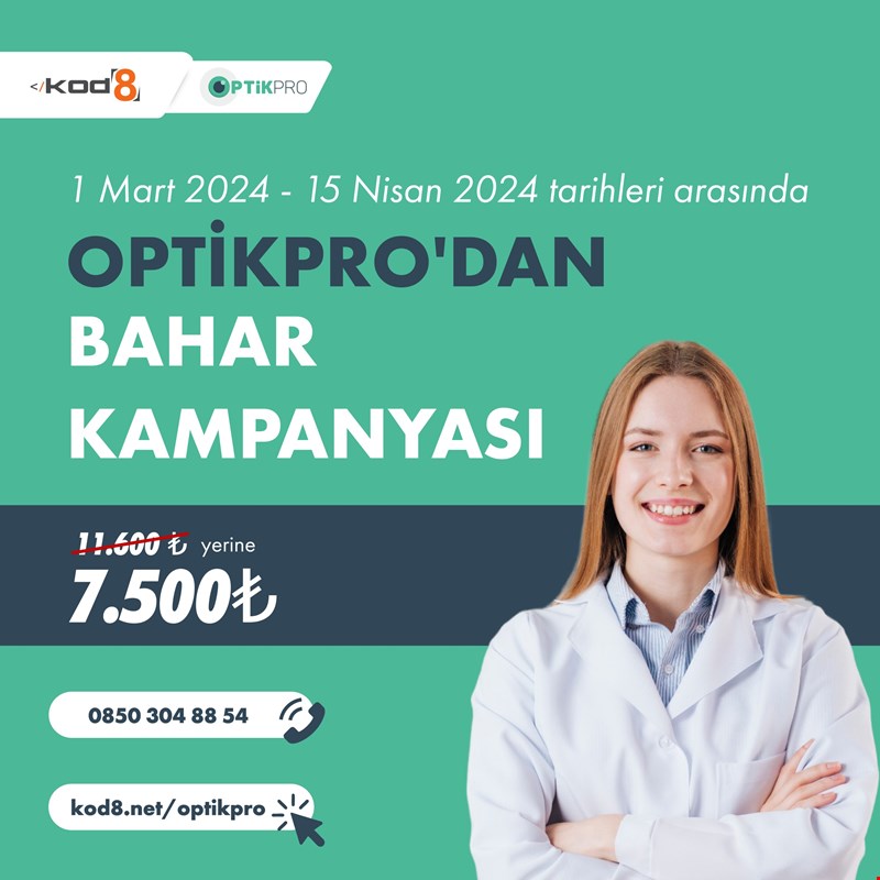 OptikPro: Kod8 Yazılım Teknolojileri'nin Optik Mağazaları İçin Yenilikçi Çözümü