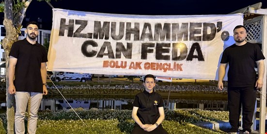 AK Gençlik’ten Hz. Muhammed’e Yapılan Saygısızlığa Tepki: