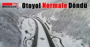 Anadolu otoyolu normale döndü