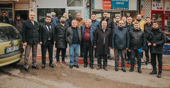 Esnaf ve Sanatkarlar Odası Başkanı birtakım ziyaretlerde bulundu