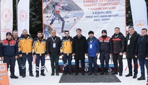 Kayakla Oryantiring Türkiye Şampiyonası yapıldı.