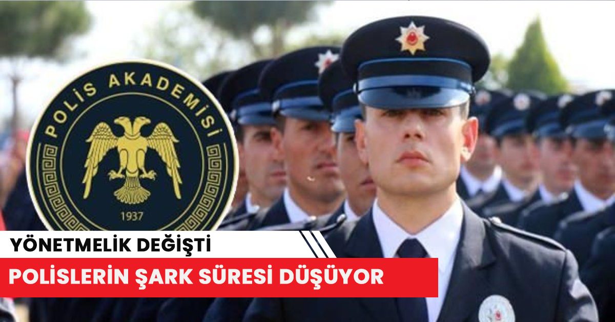 Polislerin ark süreleri düşüyor