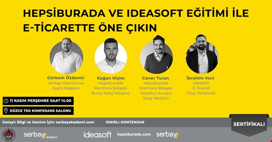 Serbay Akademi'den e-ticaret eğitimi