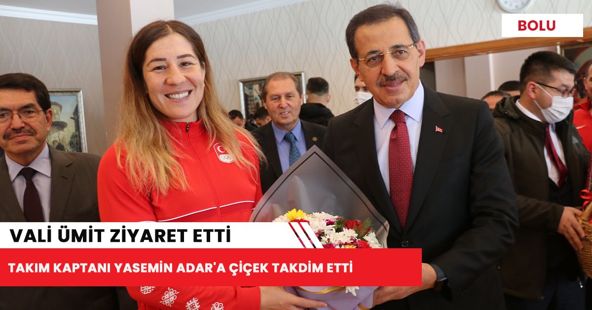 Vali Ümit takımı ziyaret etti 