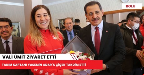 Vali Ümit takımı ziyaret etti 