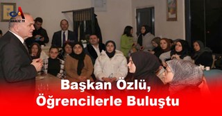Başkan Özlü Öğrencilerle Buluştu