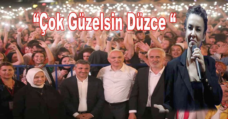 Dünya Düzceliler günü Fatma Turgut Konseri ile Başladı