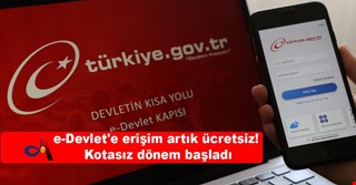 e-Devlet'e erişim artık ücretsiz! Kotasız dönem başladı