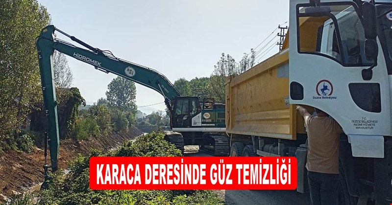 KARACA DERESİNDE GÜZ TEMİZLİĞİ