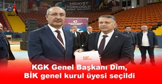 KGK Genel Başkanı Dim, BİK genel kurul üyesi seçildi