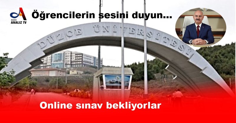 Online sınav bekliyorlar