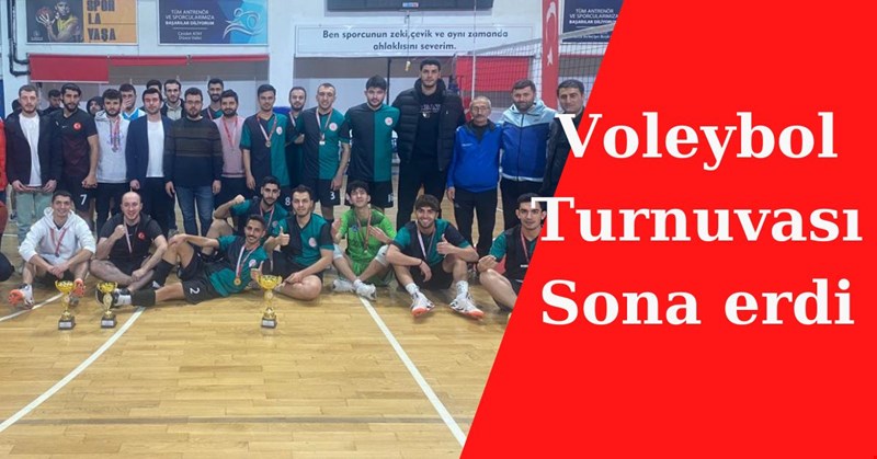 Voleybol Turnuvası Sona erdi