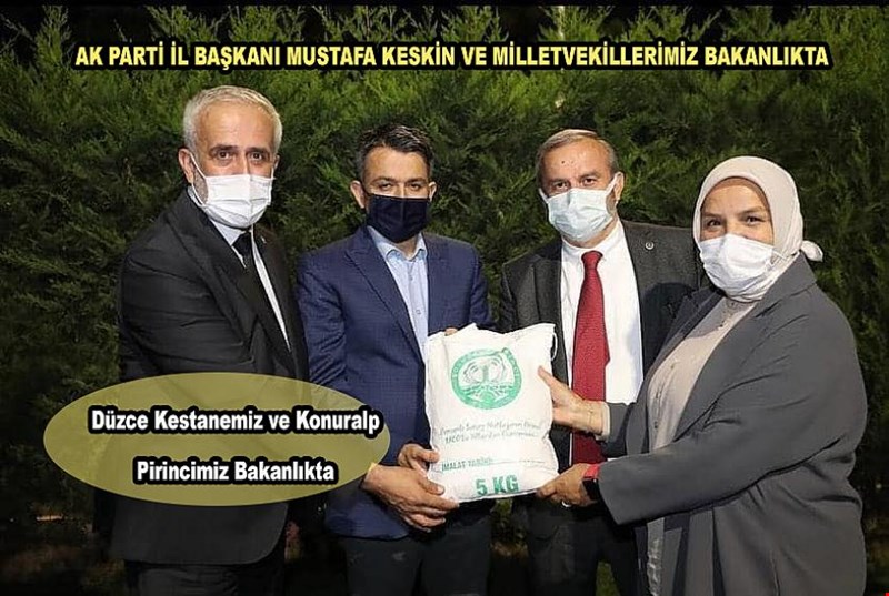 TARIM VE ORMAN BAKANIMIZ DR. PAKDEMİRLİ'YE ZİYARET ETTİLER