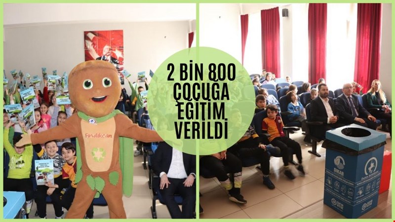 2 BİN 800 ÇOCUĞA EĞİTİM VERİLDİ.