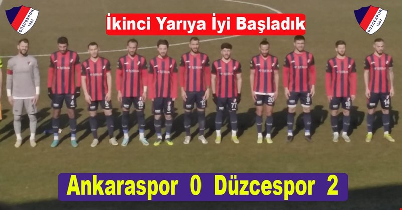 İkinci Yarıya İyi Başladık