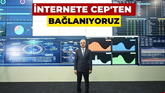 İNTERNETE CEP'TEN BAĞLANIYORUZ