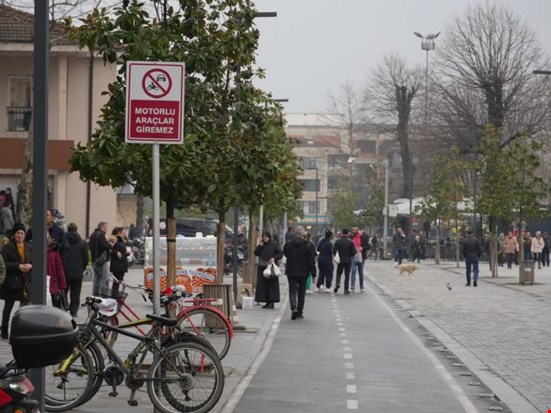İSTANBUL CADDESİ’NDE MOTOSİKLET DENETİMİ