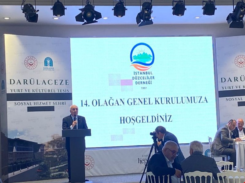 İSTANBUL DÜZCELİLER DERĞEĞİNE YENİDEN İLYAS ÇELEBİ SEÇİLDİ.
