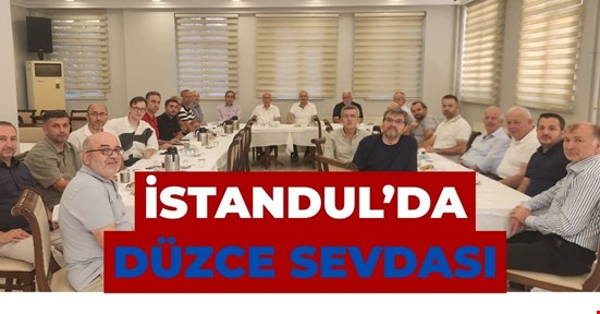 İSTANBUL DÜZCELİLER DERNEĞİ "DÜZCE İÇİN ÇALIŞIYOR"