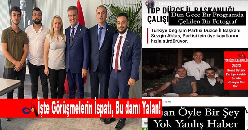 İşte Görüşmelerin İspatı, Bu damı Yalan