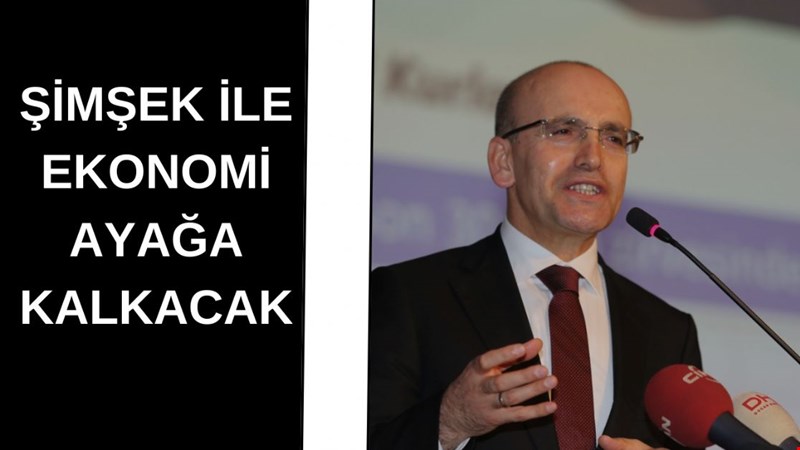 ŞİMŞEK İLE EKONOMİ AYAĞA KALKACAK