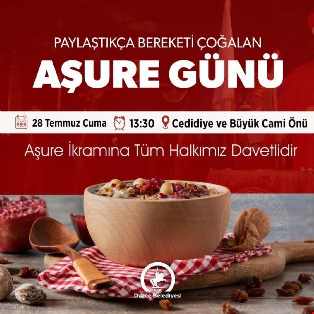 AŞURE GÜNÜNE ÖZEL AŞURE DAĞITILACAK!