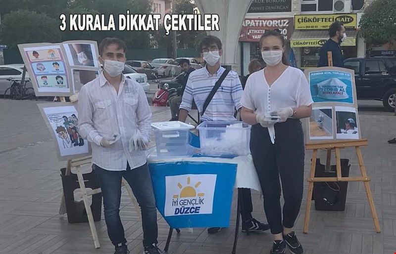 İYİ PARTİ GENÇLERİNDEN ÖRNEK HAREKET