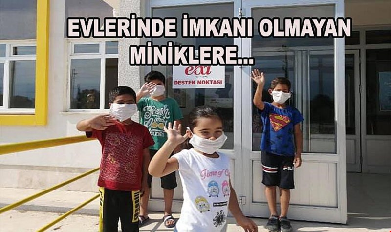 BAHÇEKÖY İLKOKULU'NDA EBA DESTEK NOKTASI