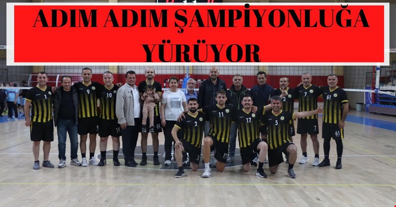 ADIM ADIM ŞAMPİYONLUĞA YÜRÜYOR